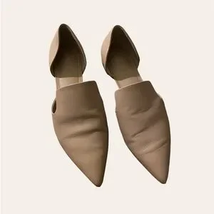 Vince damris leather flats 2025